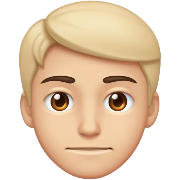 Weak smile emoji