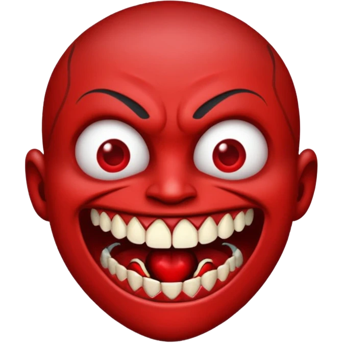 Vampiro pegando fogo emoji