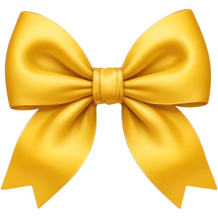 laço amarelo emoji