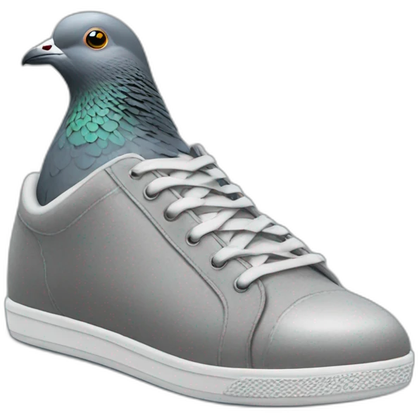 pigeon in sneakers emoji