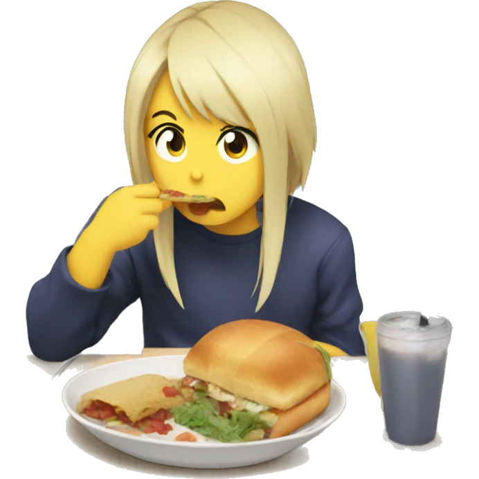 anime comiendo emoji