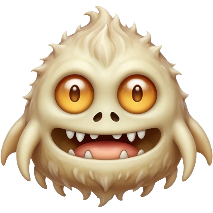 Beige fog monster   emoji