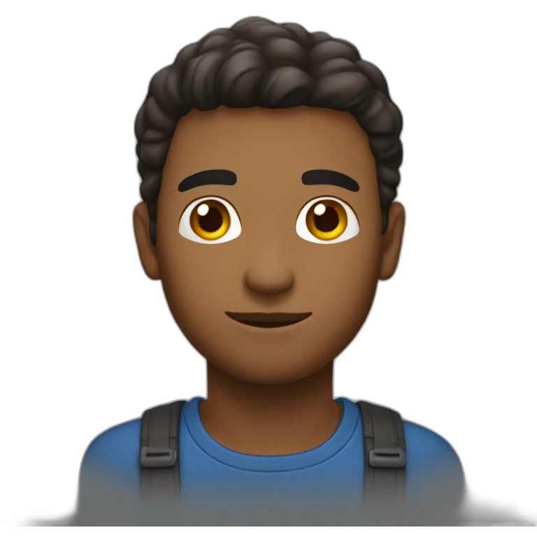 homme main levée profil emoji