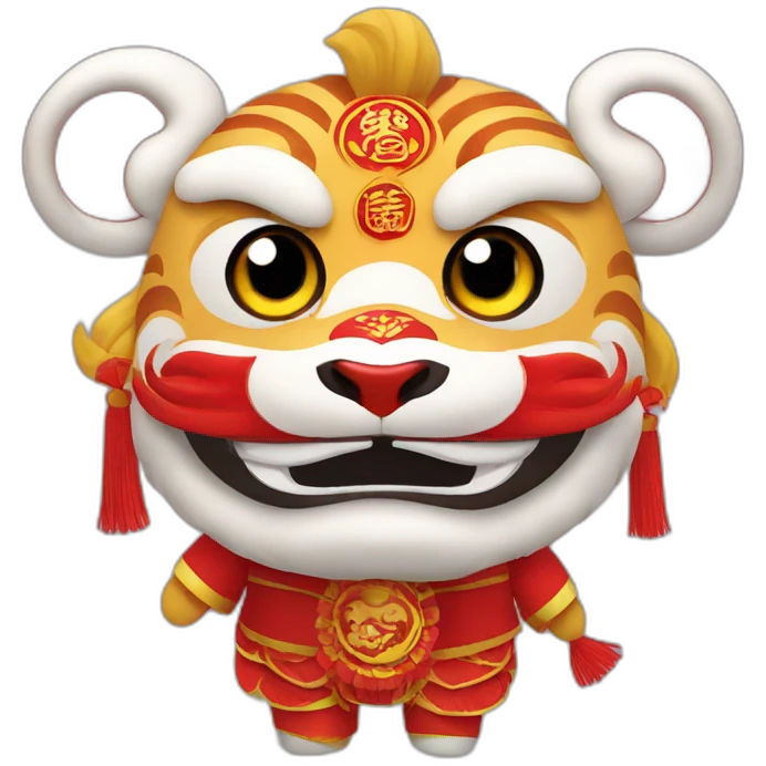 Lion dance emoji