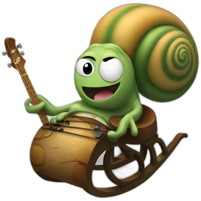 snail rocker emoji