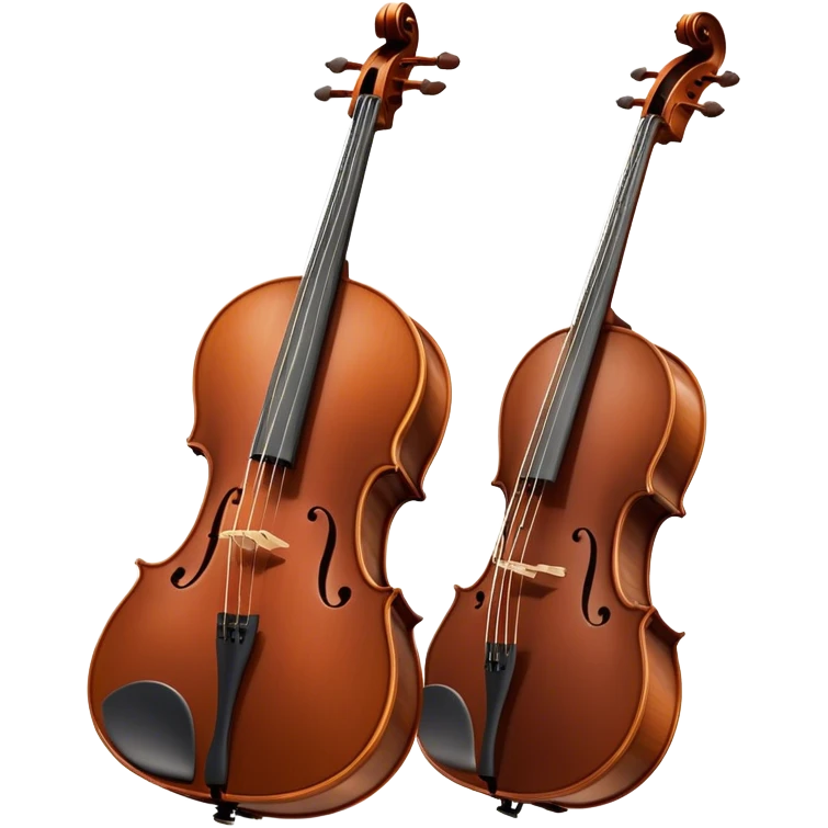 Cinematic Realistic Cello, deep brown polished wood, elegant f-holes curving gracefully, warm golden lighting creating depth, bow gently resting on the strings, glowing with the rich resonance of classical artistry. emoji