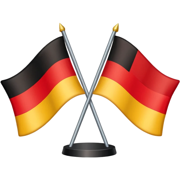 Gib mir alle deutschen Flaggen die ddr Flagge usw. emoji