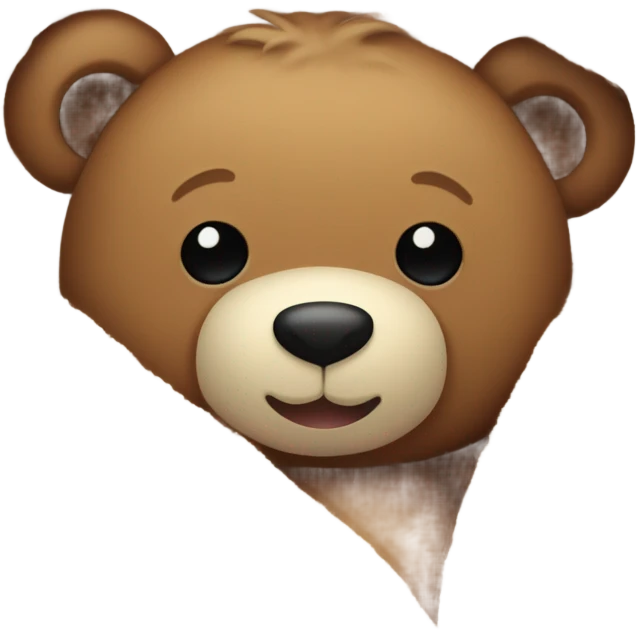 Teddy Bear hugging a baby emoji