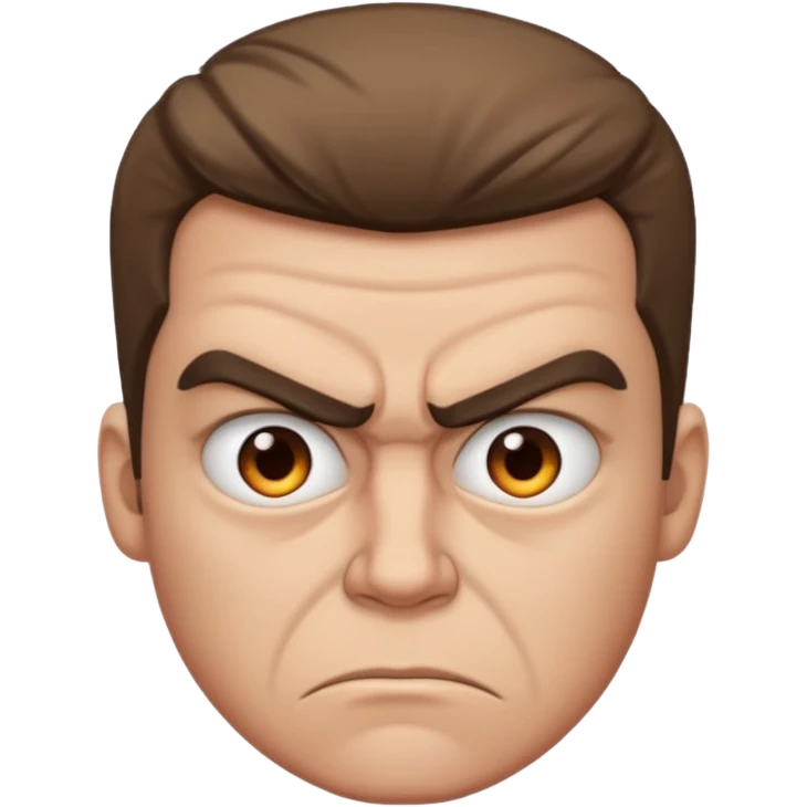 Side eye with mad face emoji