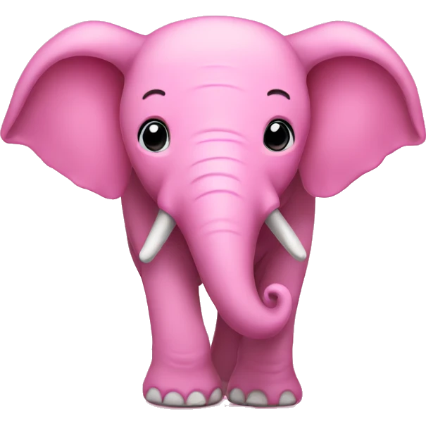 pink elephant  emoji