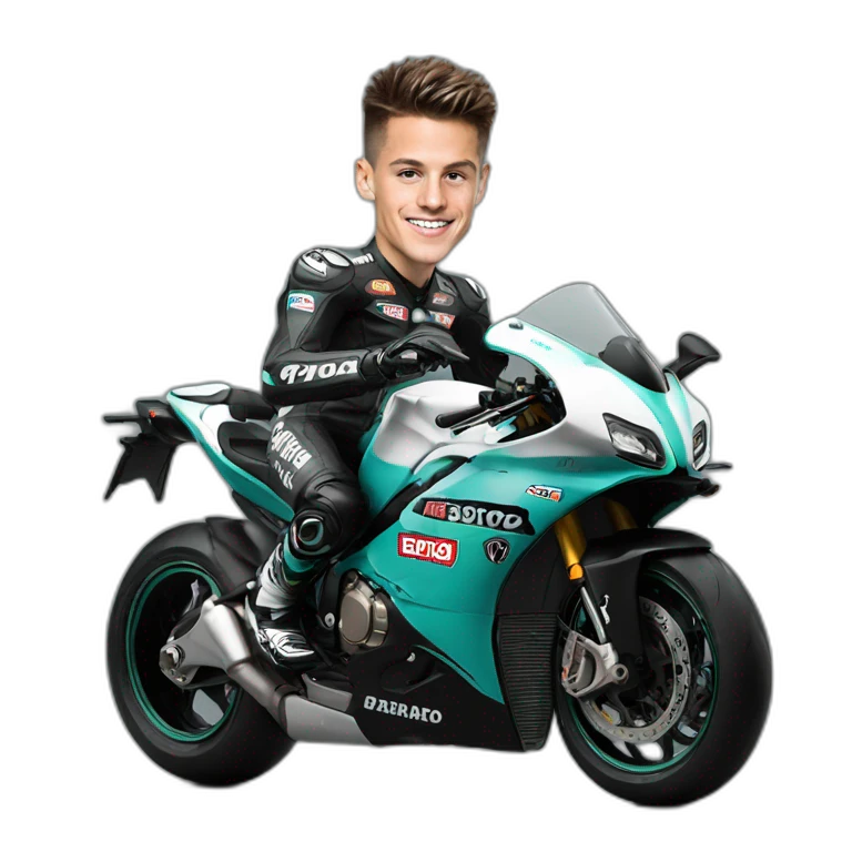 Quartararo sur une moto emoji