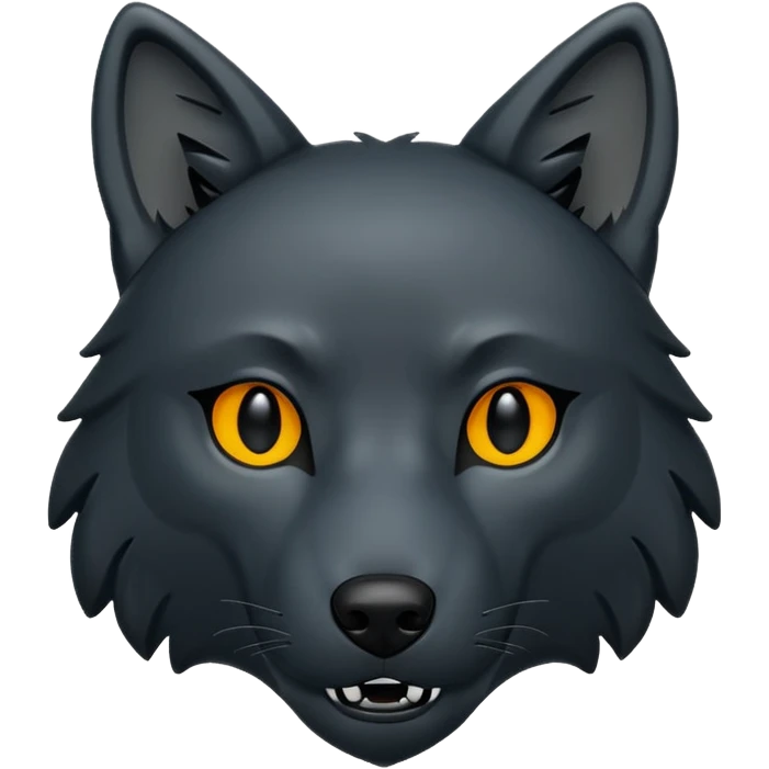 Black Wolf emojis emoji