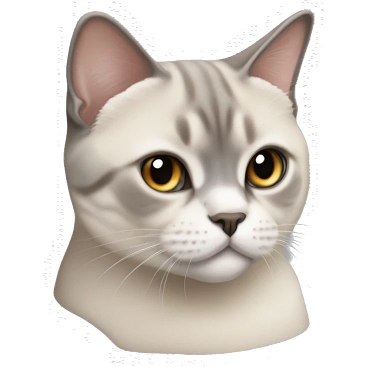 British shorthair colourpoint cat emoji