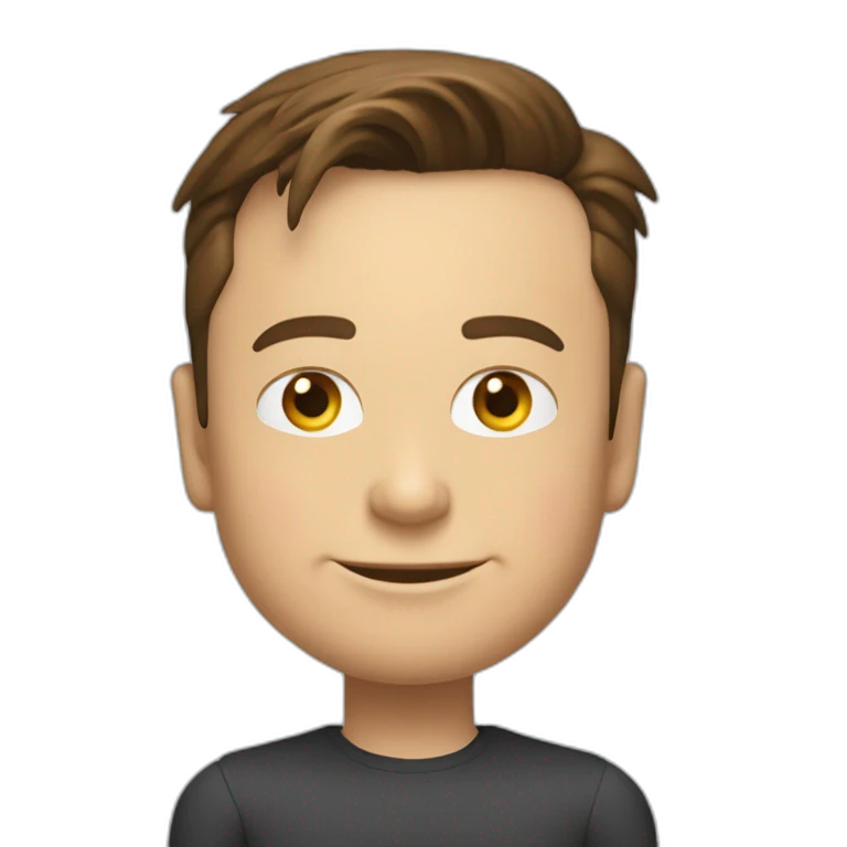 Elon musk qui fait le signe de jul emoji