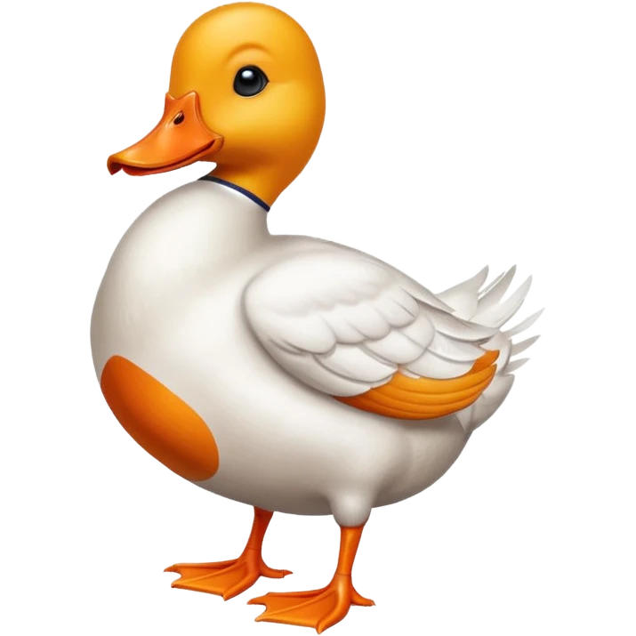 Saluting duck emoji
