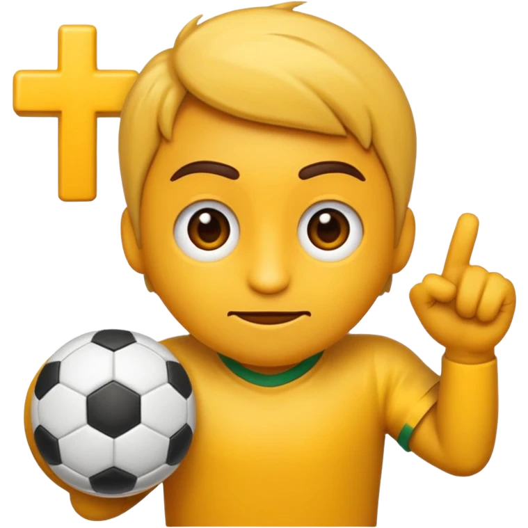 Emoji amarelinho pequenininho punho cruzado emoji