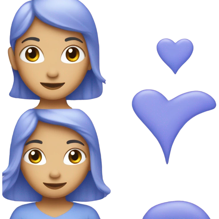 Record this ❤️‍🩹 emoji  Periwinkle color  emoji