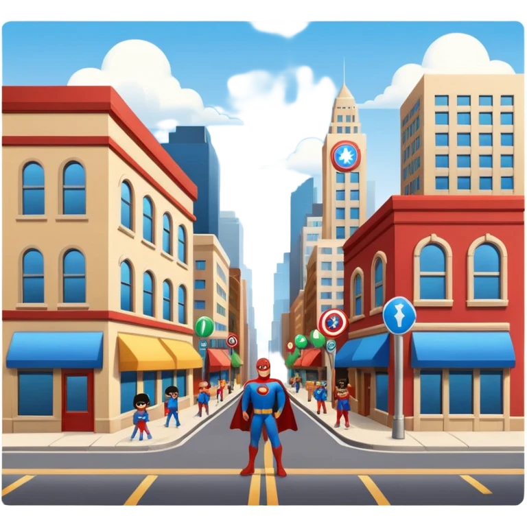 Superhero Street emoji