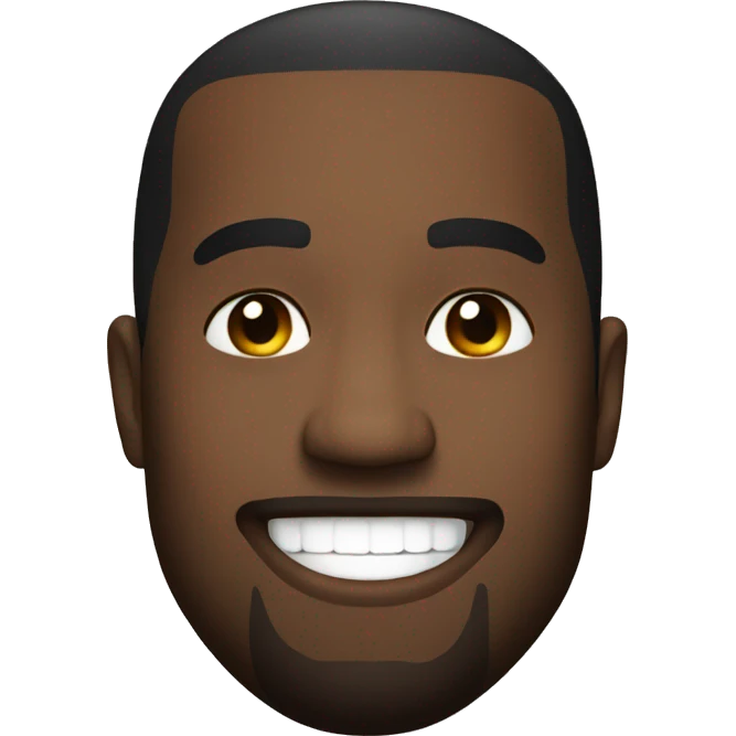 Kanye west smiling emoji