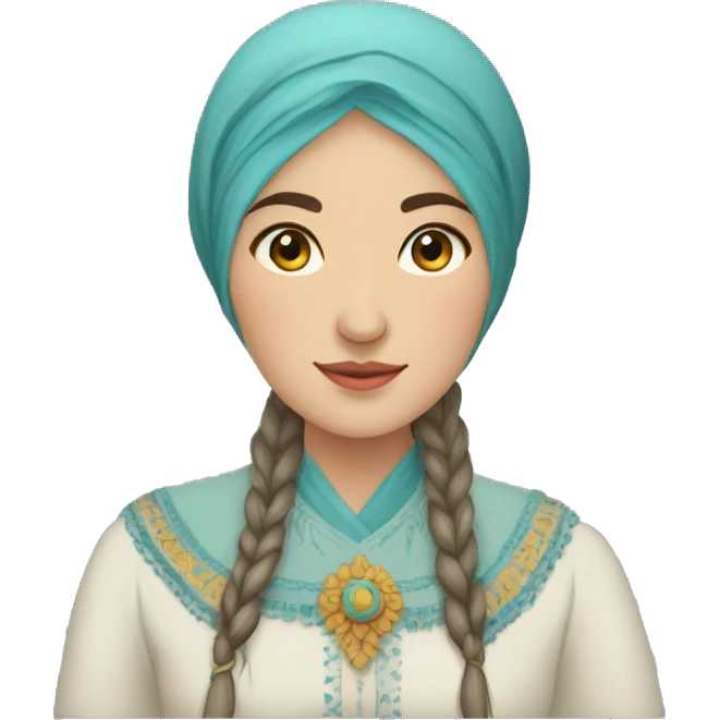 real Crimean tatar woman emoji