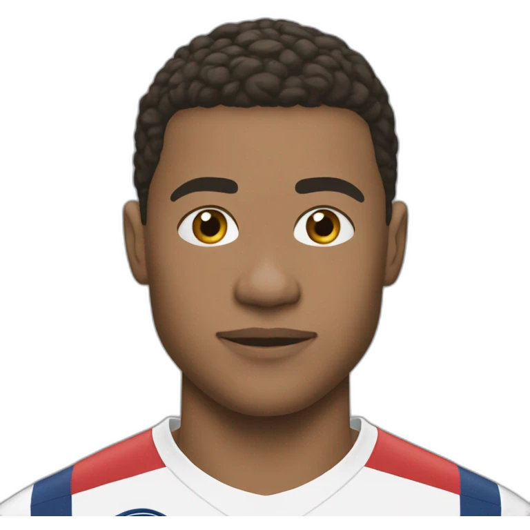 Mbappé choqué emoji