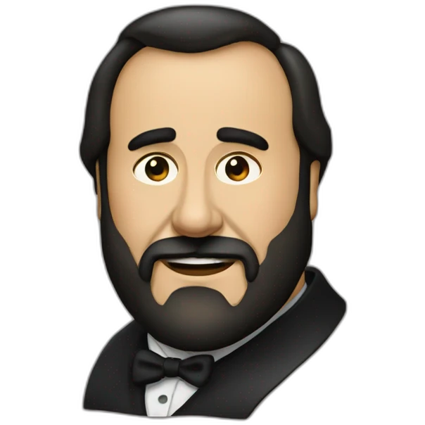 Pavarotti looking emoji