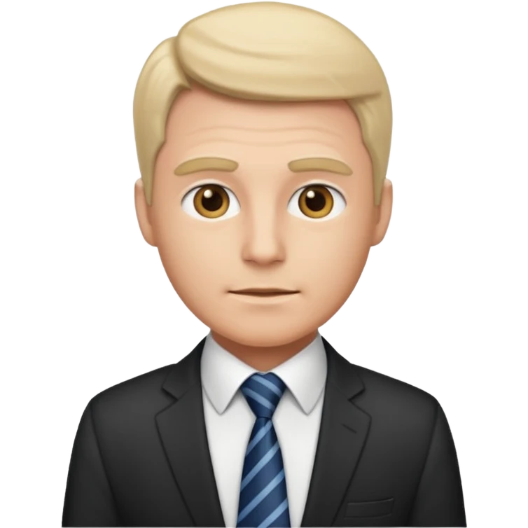 AN UNCLE with a tie in business clothes emoji