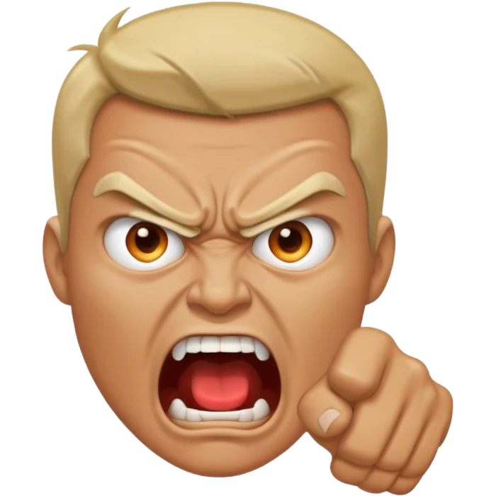 Küfür eden adam emoji