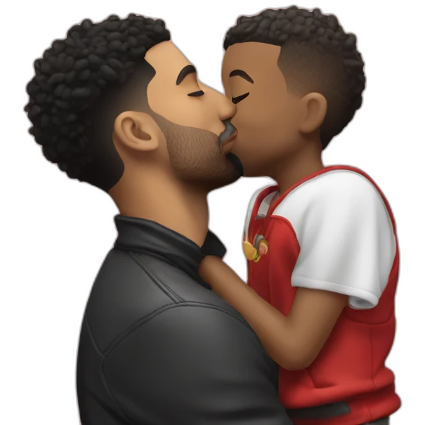 drake kissing 21 savage emoji