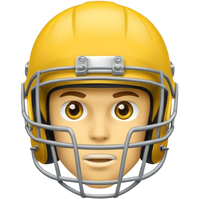 yellow skin football player emoji