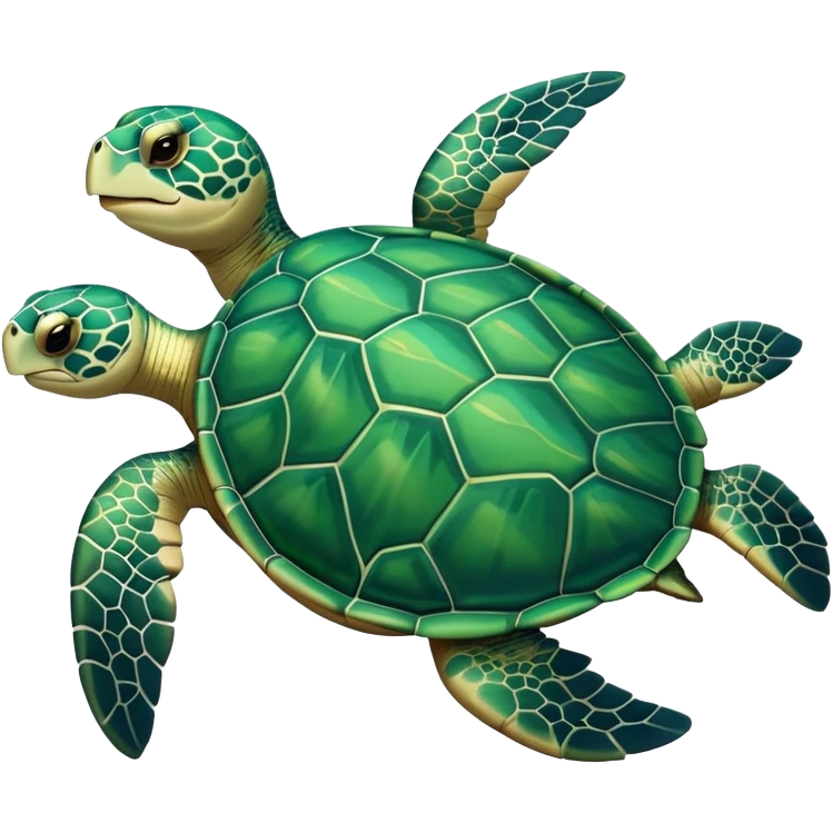 Happy sea Turtle emoji