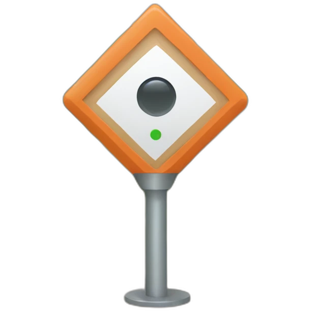 Control point orienteering emoji