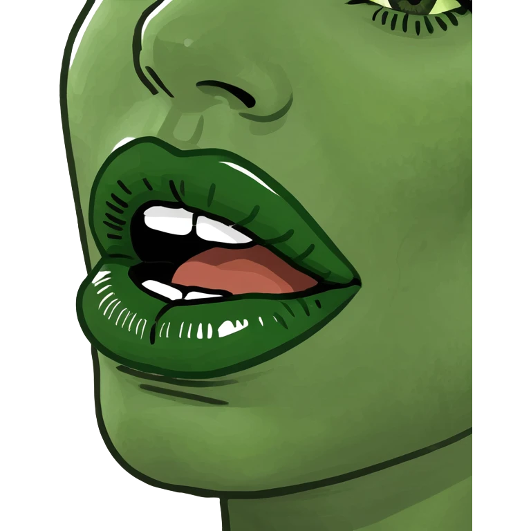 Kiss lips emoji