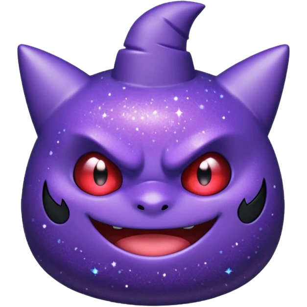 glitter roxo gengar emoji