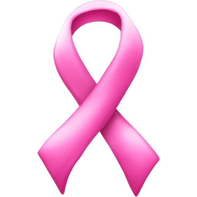 coquette pink ribbon emoji