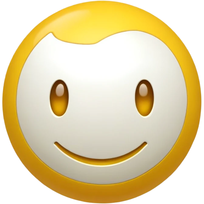 Yellow ball emoji