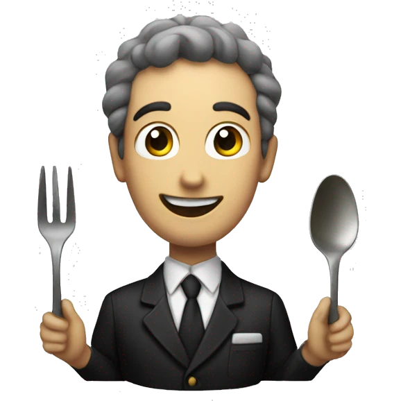 waiter with tentacles emoji