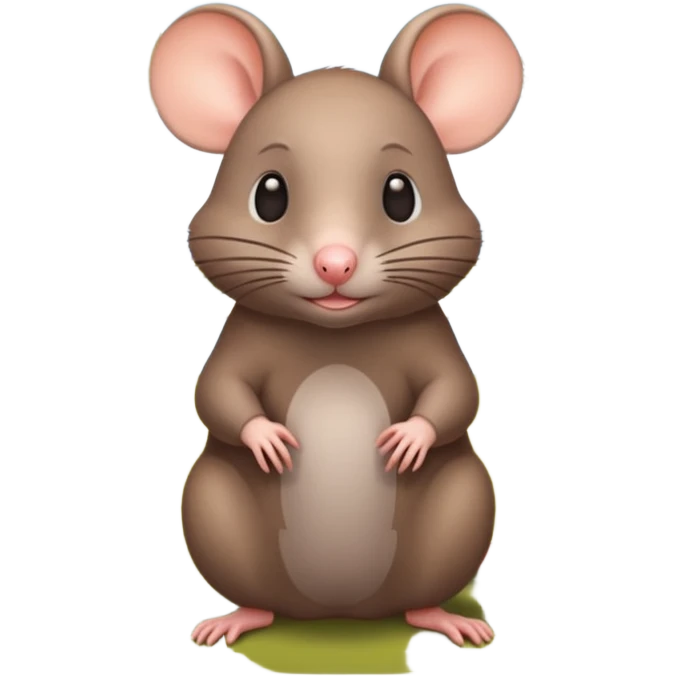 Rat in a park  emoji