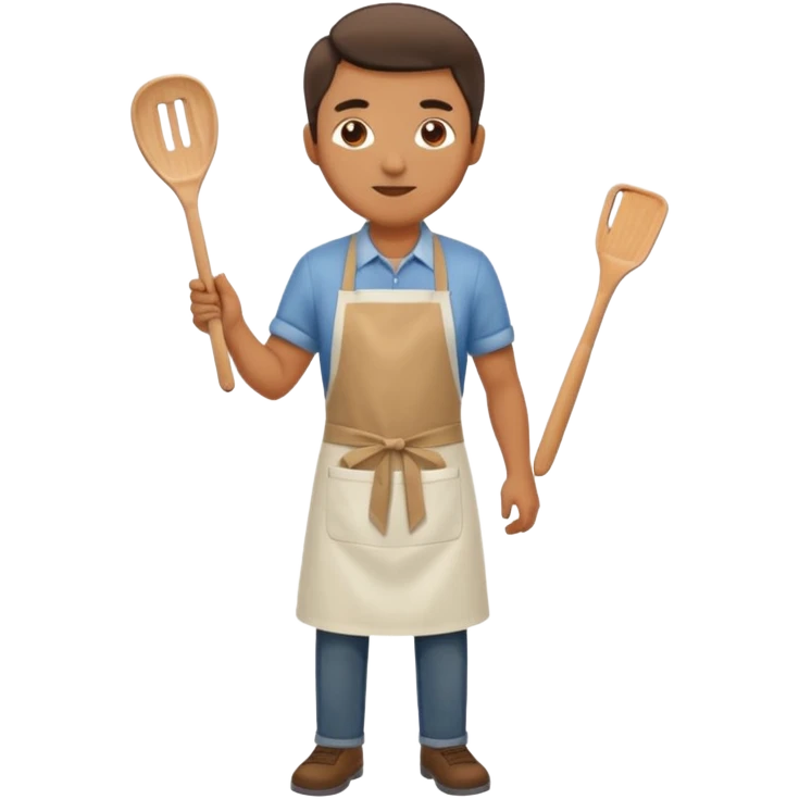 man cooking in a kitchen full body emoji