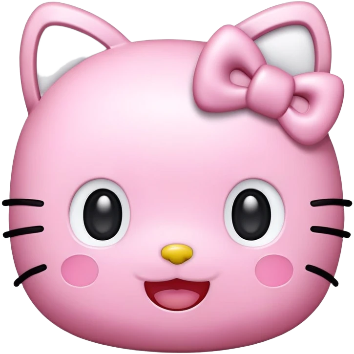 Hello kitty kawaii soft core happy emoji