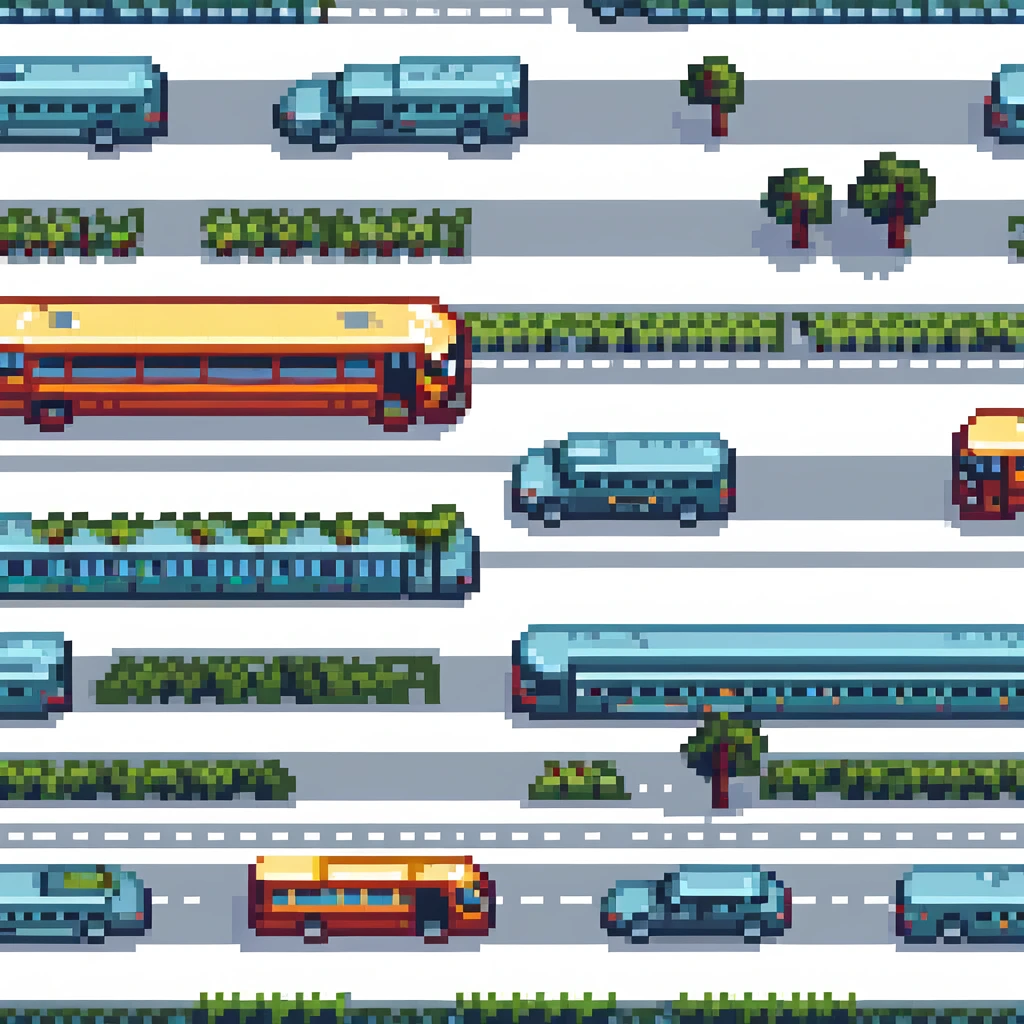 simple iconic city bus transportation emoji