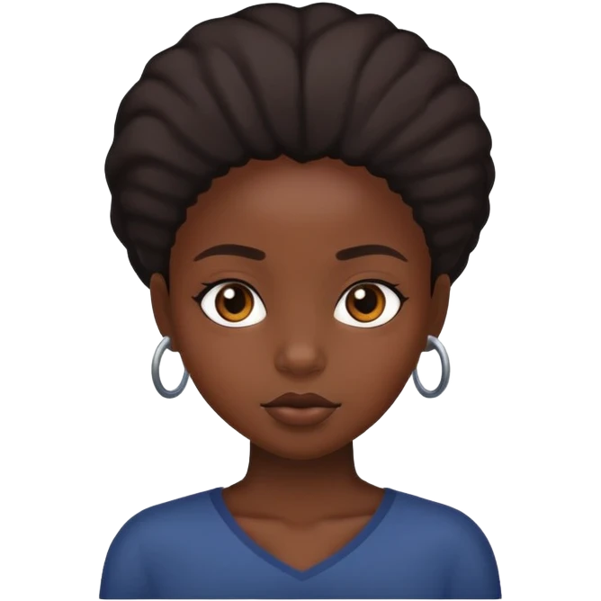 Black girl emoji