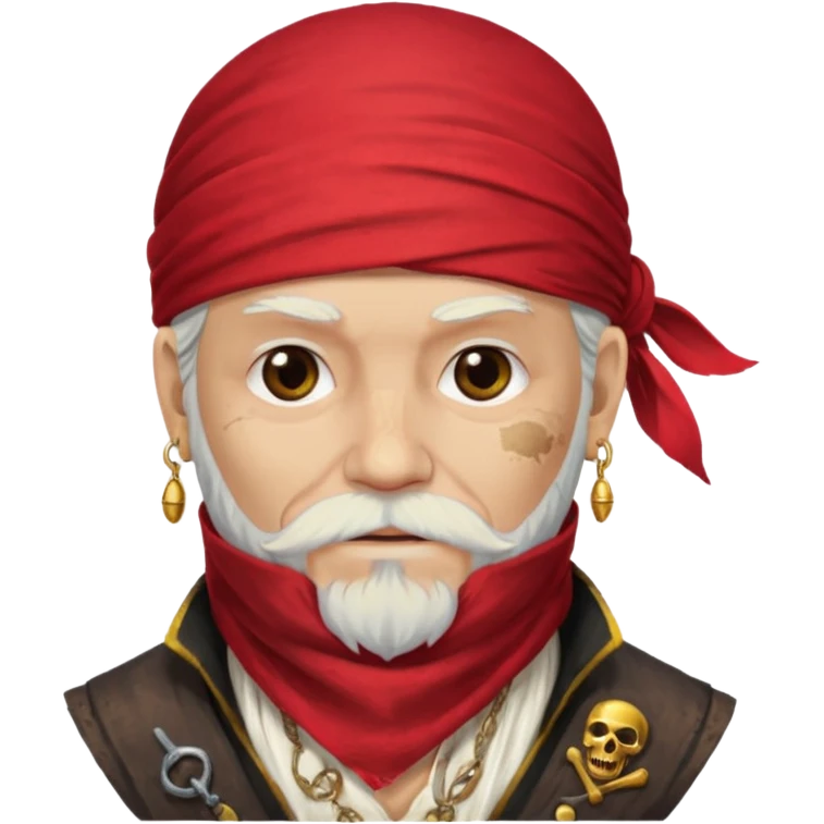 Pirate with white beard emoji