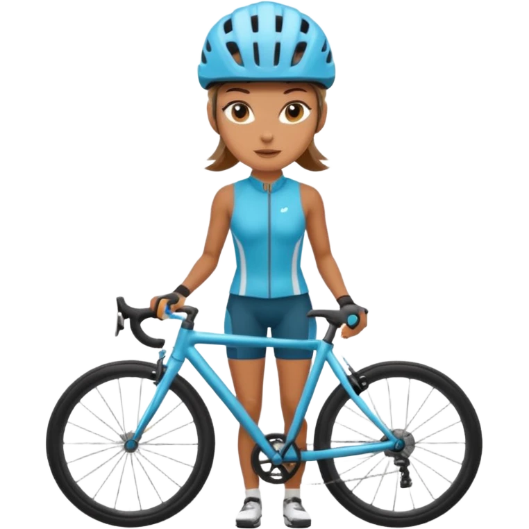 cyclist woman emoji