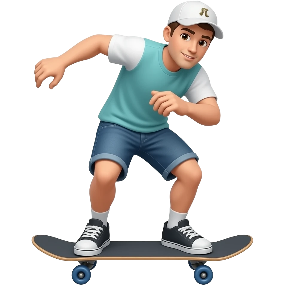 Skateboarder emoji