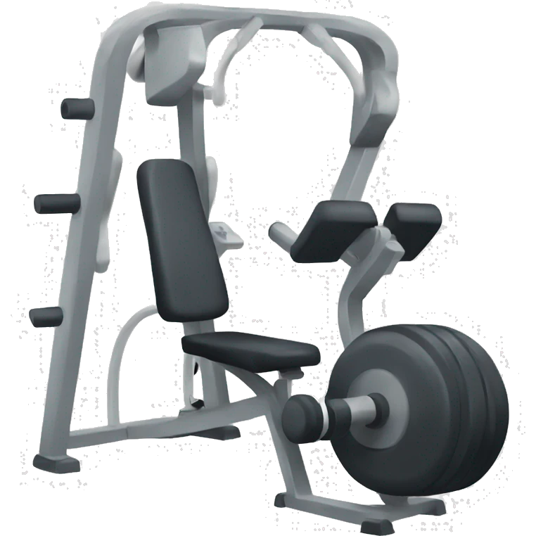 A gym machine  emoji