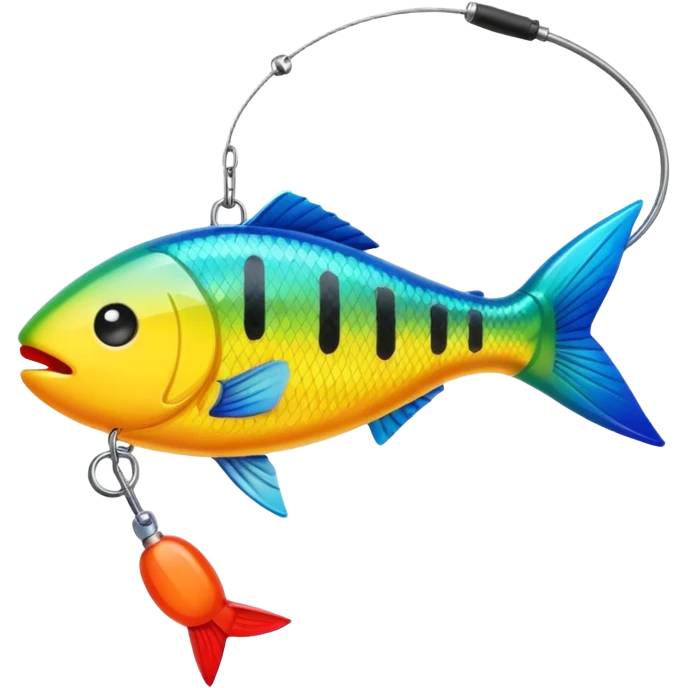 fake bait fishing emoji