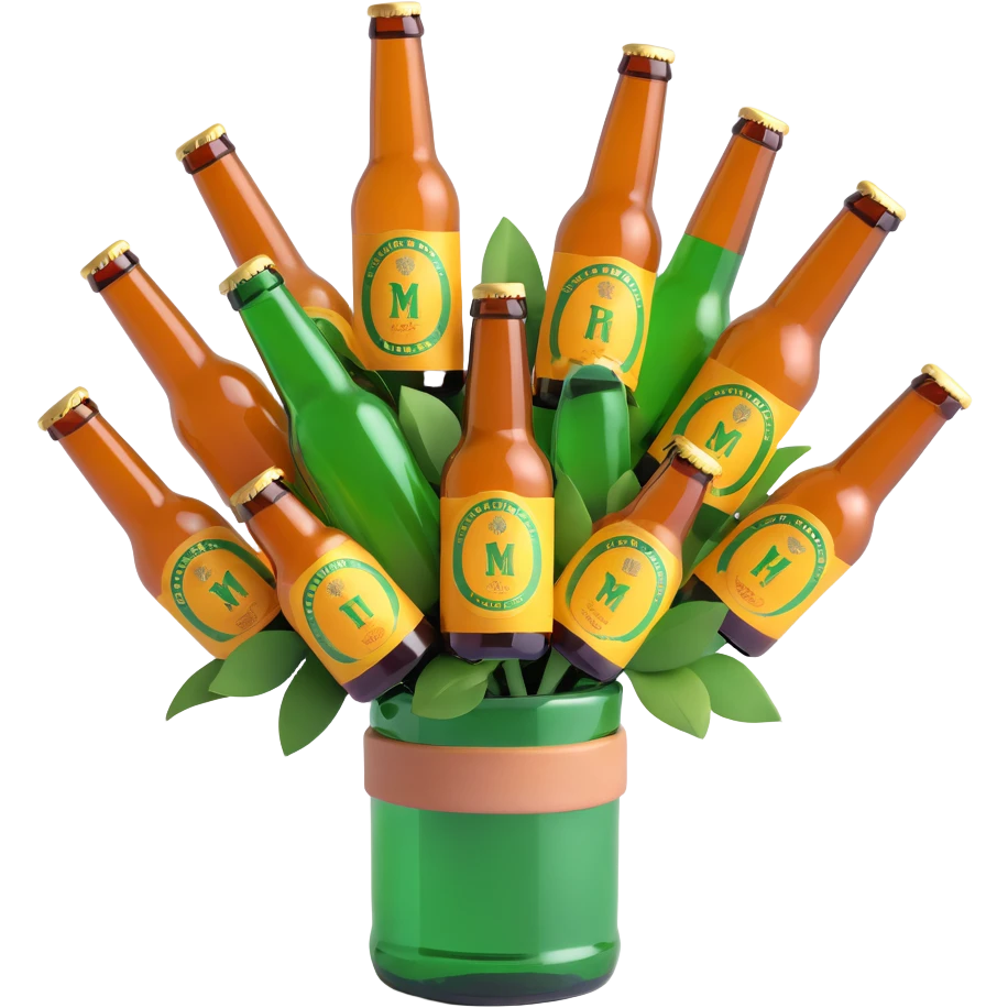 a beer bouquet emoji