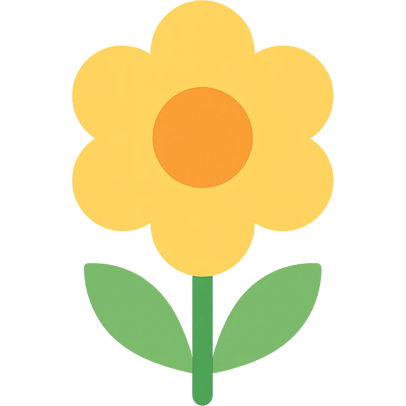 yellow flower emoji