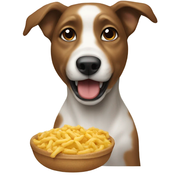 Dog eating  emoji